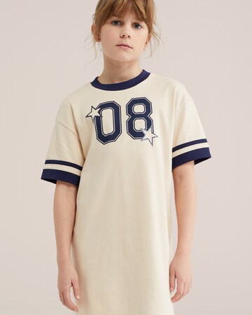 WE Fashion Obleka | bež barva