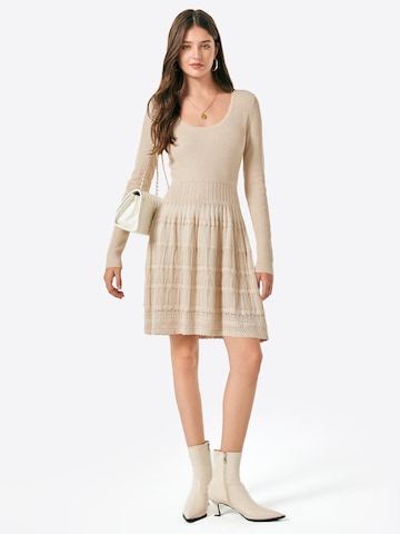 Imily Bela Pletené šaty - Zelená