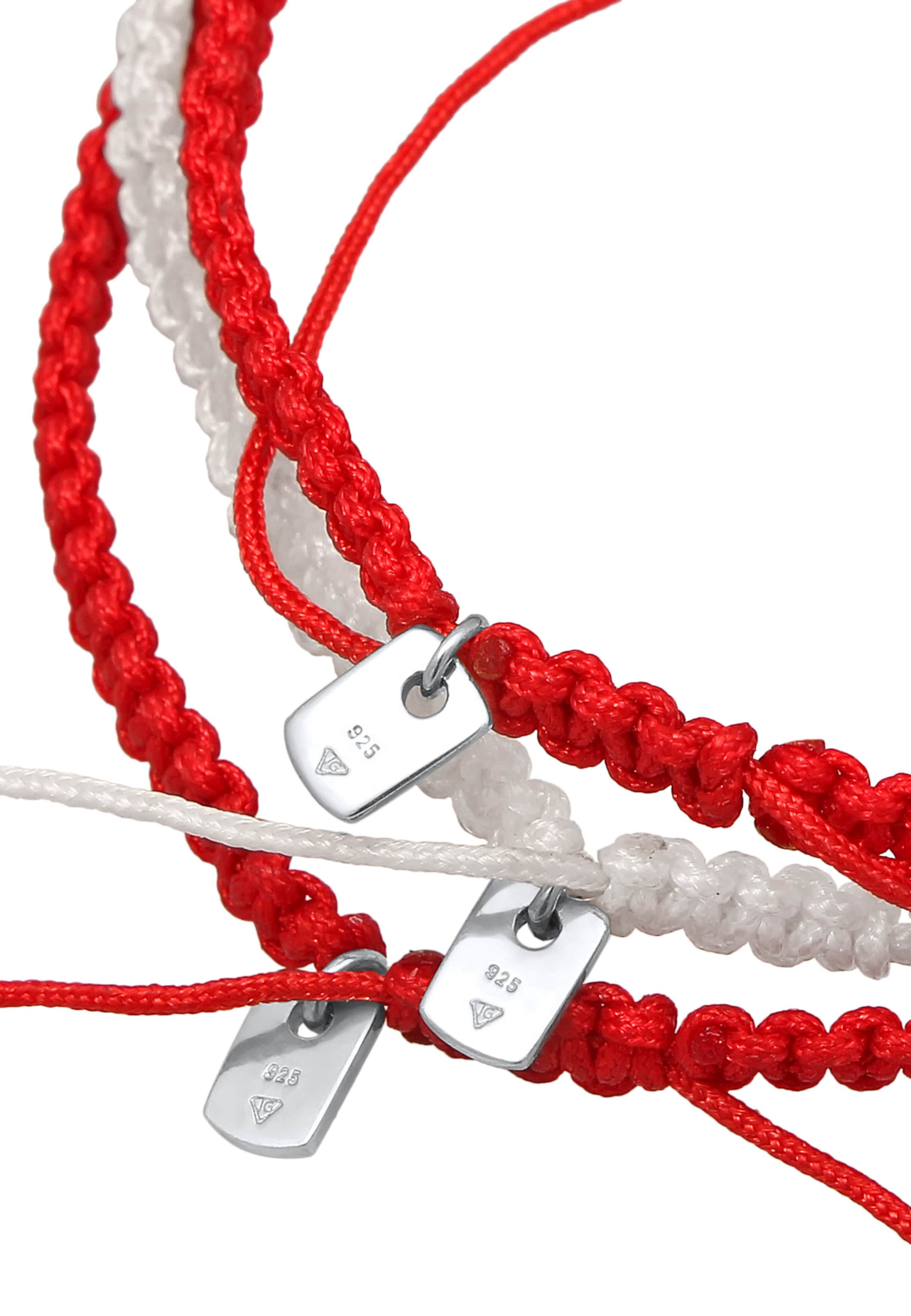 KUZZOI Armband 'Kugel' in Rood