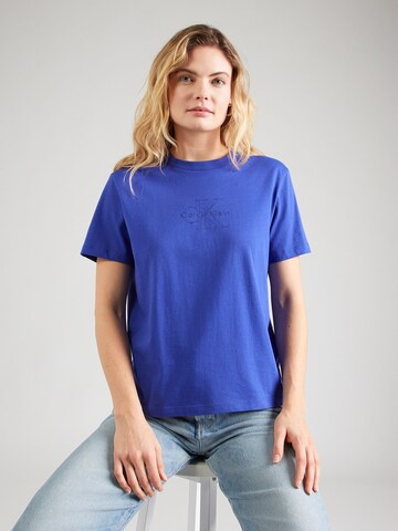 Calvin Klein Jeans Футболка в Лиловый: спереди