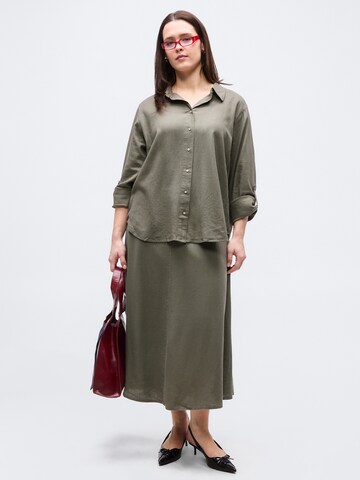 ONLY Carmakoma Blouse 'CARGOA' in Green