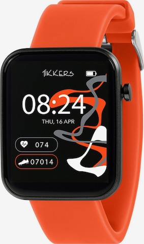 Montre 'Tikkers Smart Watch Serie 13 Silikonband' Tikkers en orange : devant