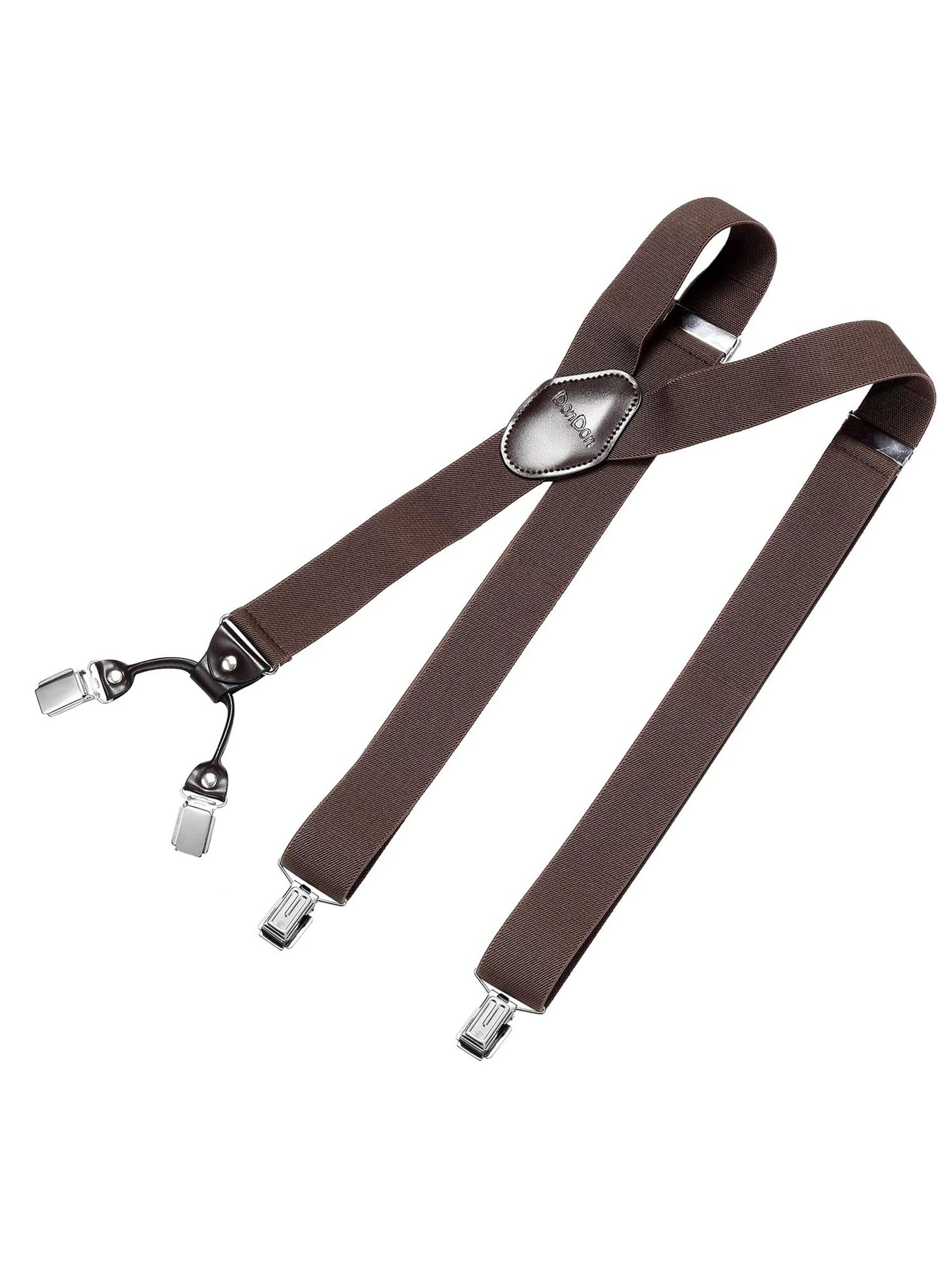 DonDon Suspenders in Brown