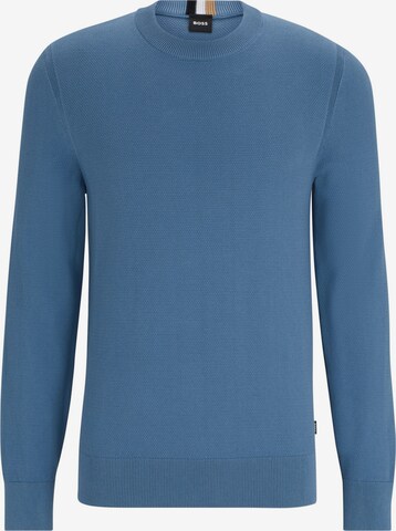 BOSS Sweater 'Ecaio-P' in Blue: front