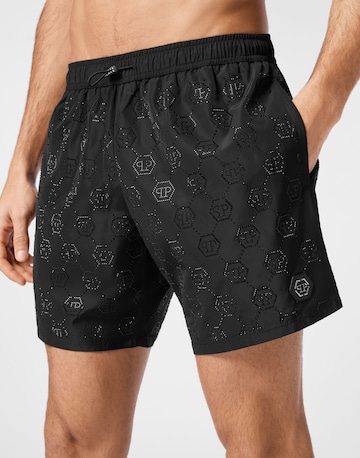 Philipp Plein - Calções de banho em preto