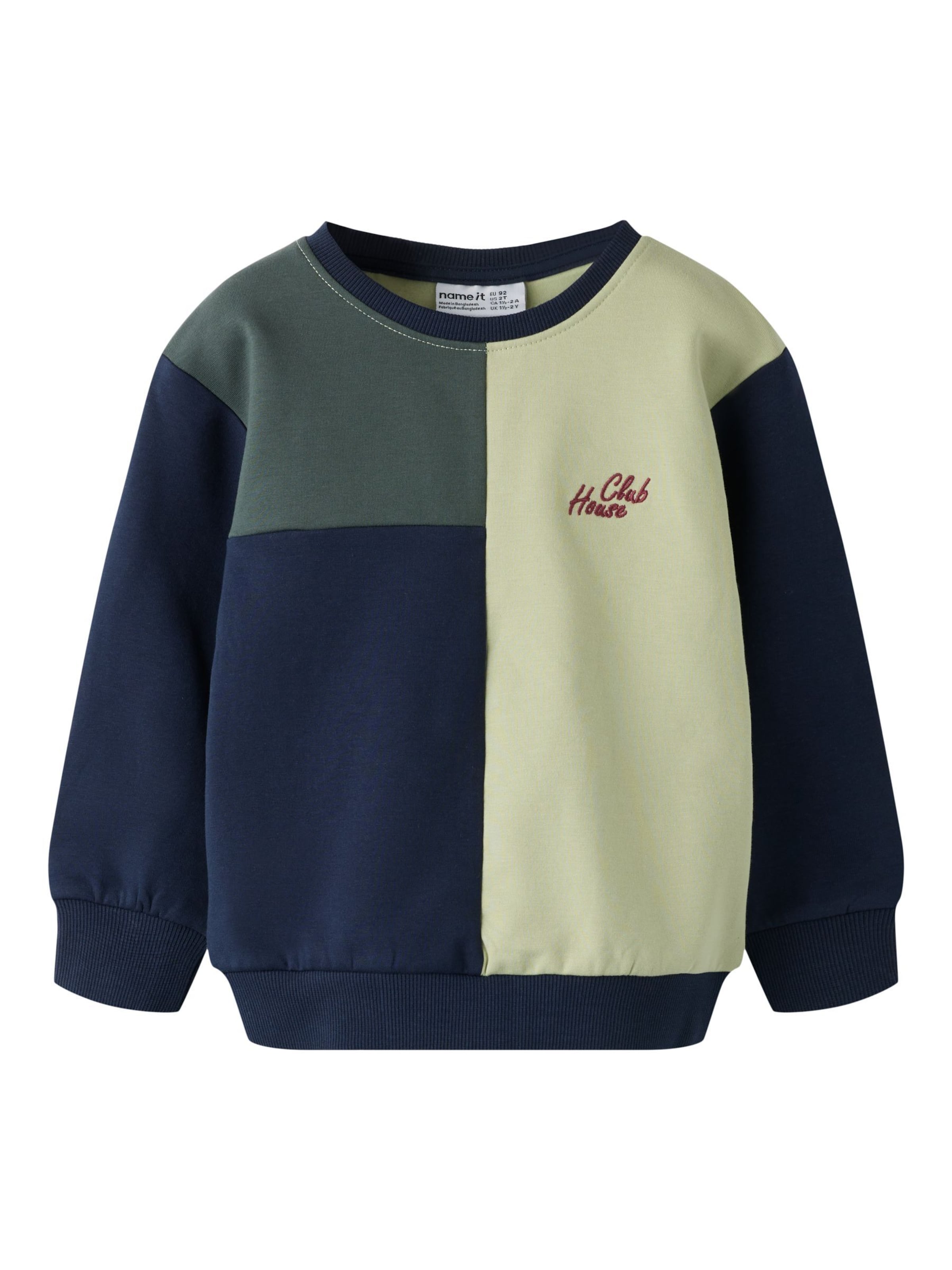 NAME IT - Sudadera en azul: frente