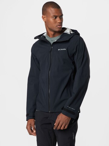 COLUMBIA Softshelljacke 'Ampli-Dry Shell' in Schwarz: predná strana