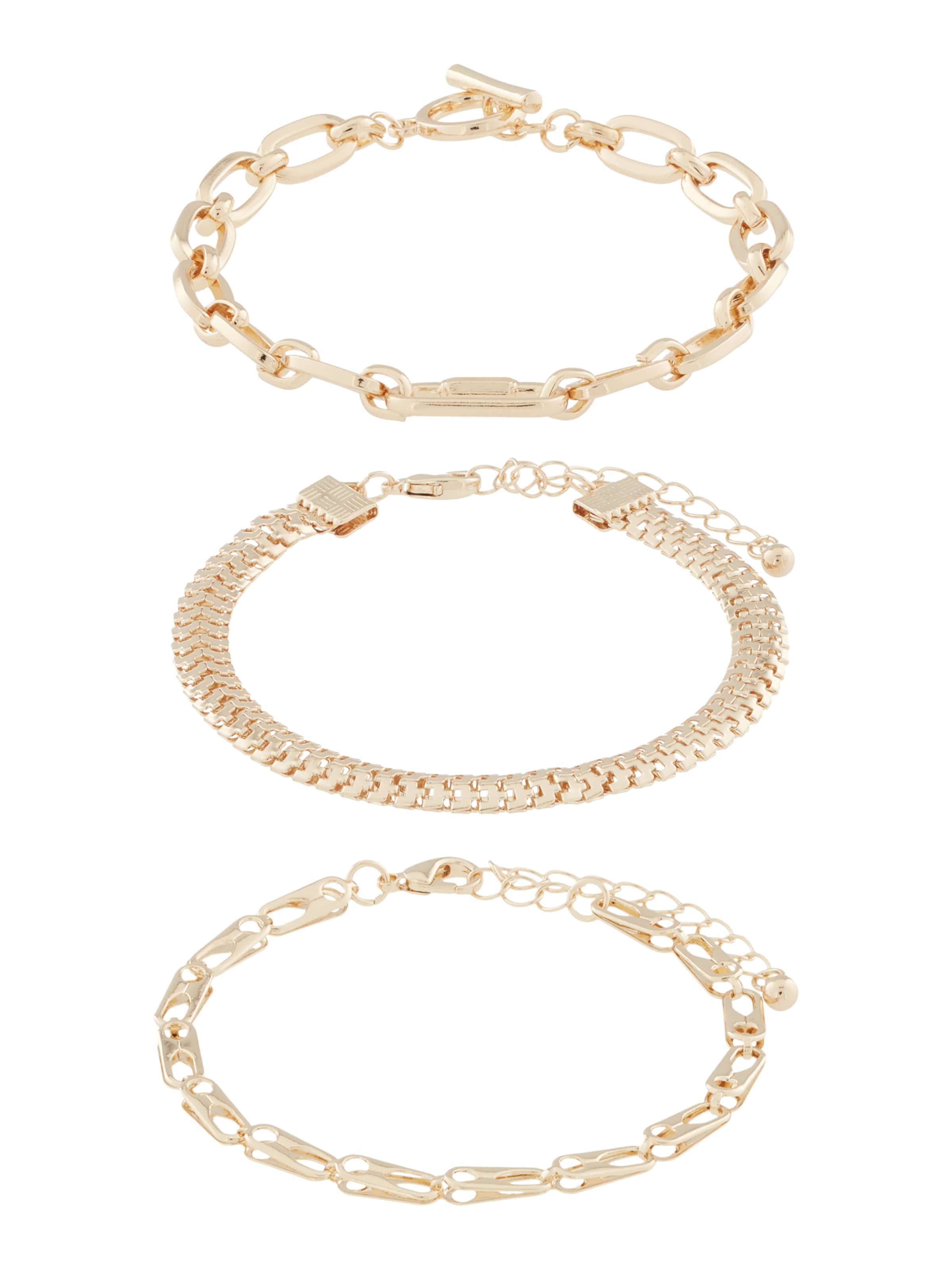 ABOUT YOU Opaska w kolorze złoty: przód