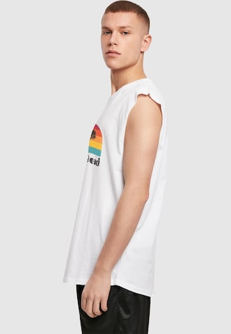 Merchcode Shirt 'Long Beach' in Wit