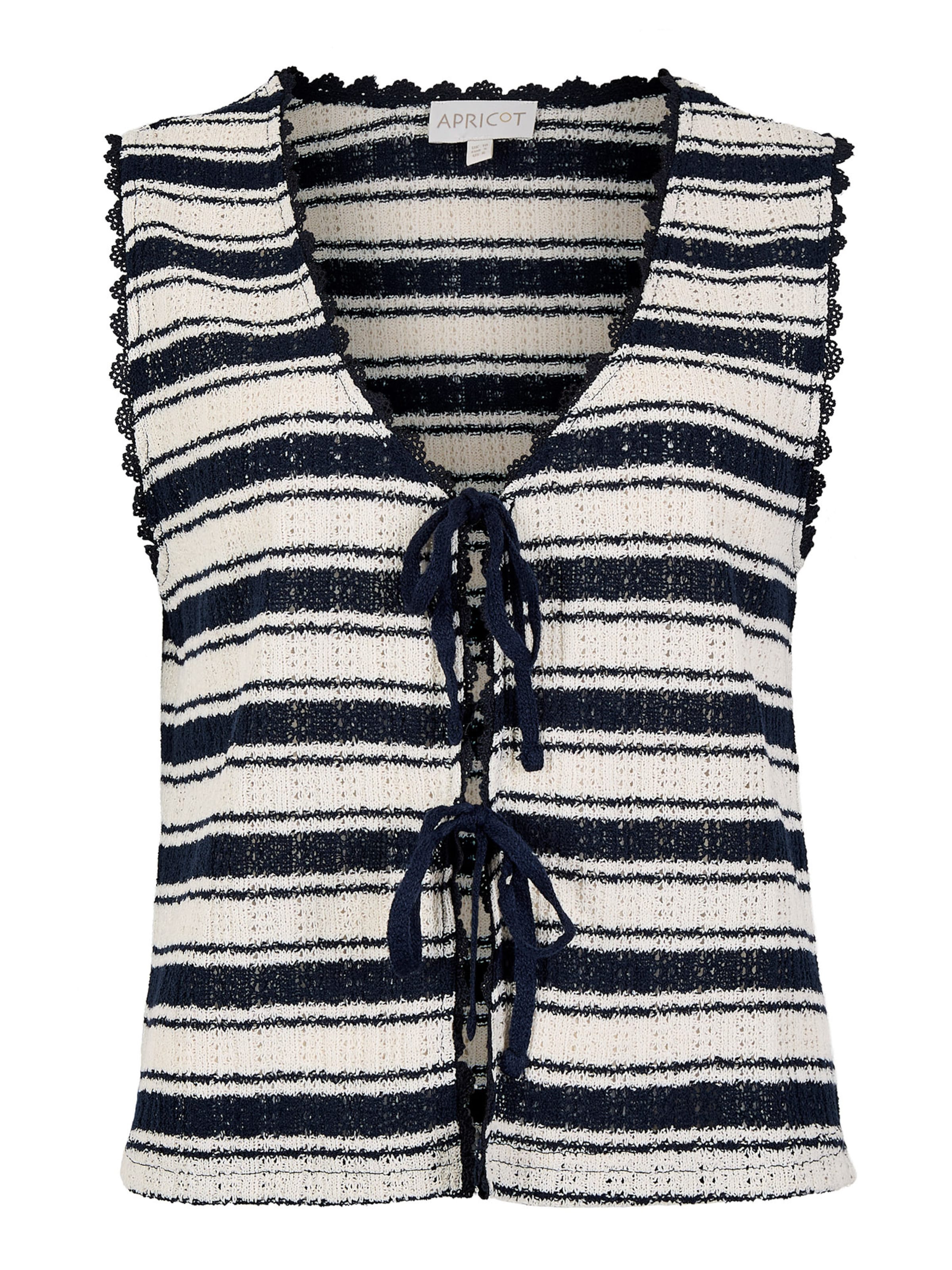 Veste bavaroise ' ' Apricot en bleu : devant