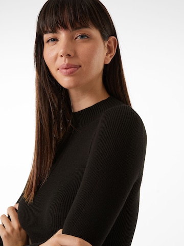 Bershka Knitted dress in Black