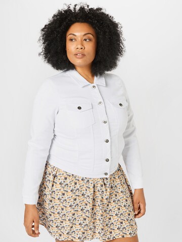 ONLY Carmakoma Between-season jacket 'Wespa' in White: front
