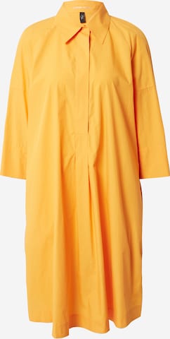 Marc Cain - Vestido camisero en naranja: frente