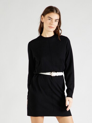 s.Oliver Knit dress in Black: front