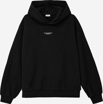 s.Oliver Sweatshirt in Schwarz: predná strana