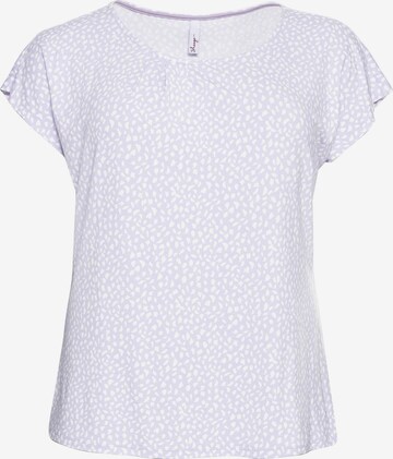 SHEEGO T-shirt i lila: framsida