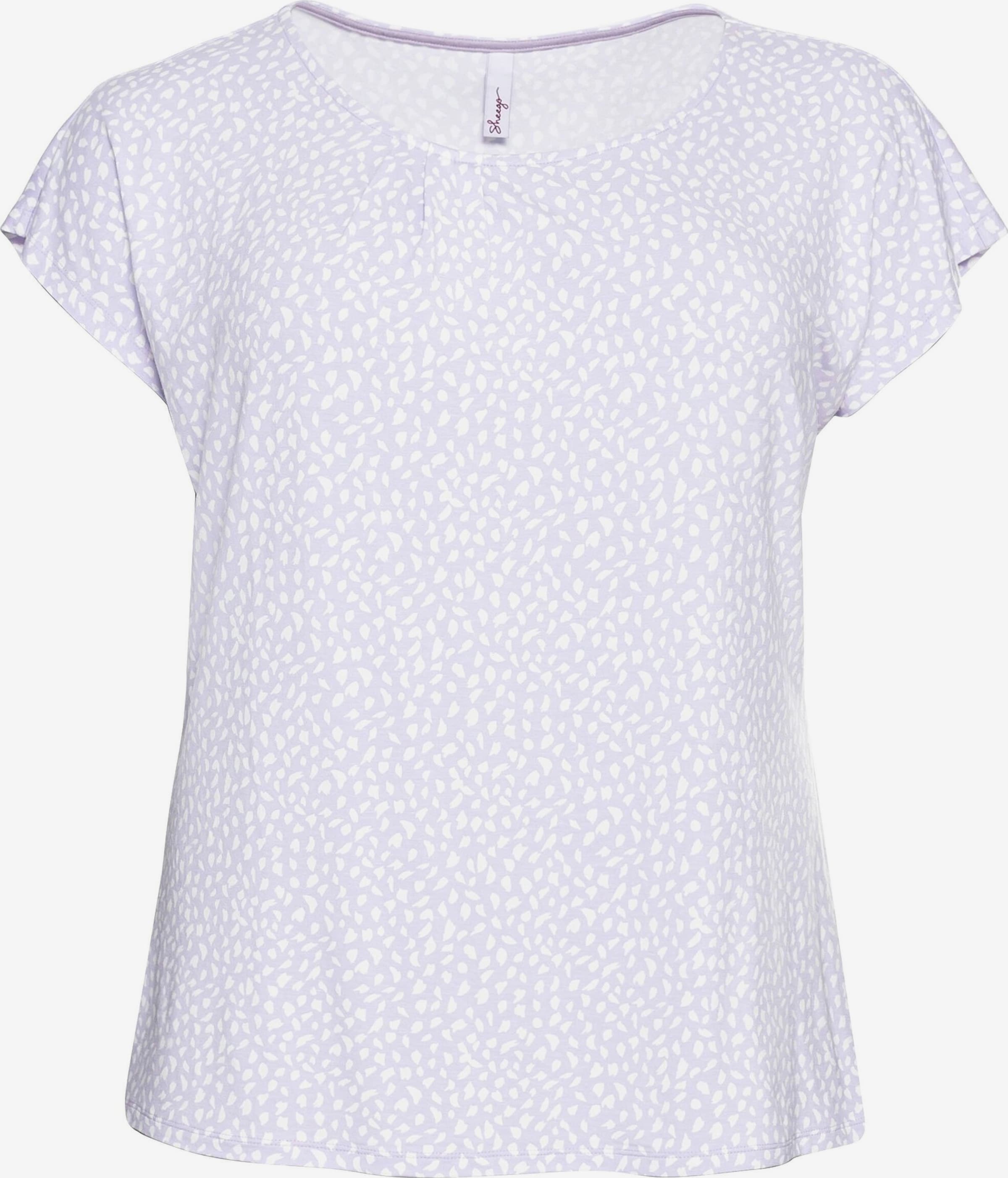 SHEEGO in T-Shirt YOU Lavendel ABOUT |