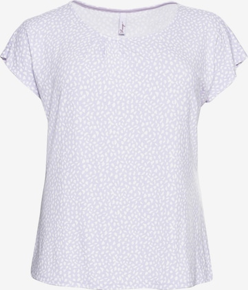 T-shirt SHEEGO en violet : devant