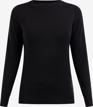 Pull-over faina en noir : devant