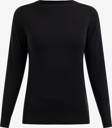 Pull-over faina en noir : devant