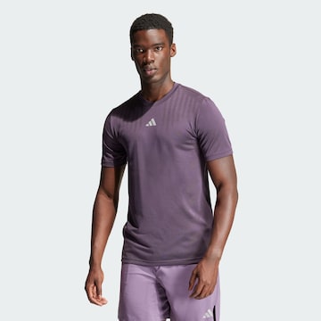 T-Shirt fonctionnel ' HIIT Airchill Workut' ADIDAS PERFORMANCE en violet : devant
