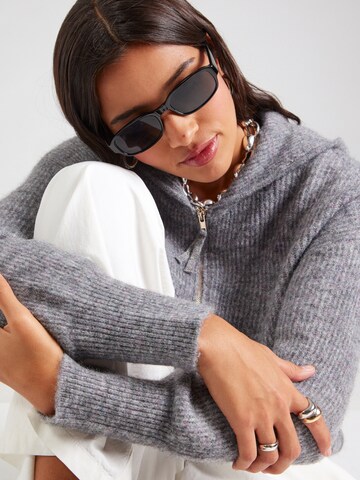 BONOBO Knit cardigan 'GILCAPUF' in Grey