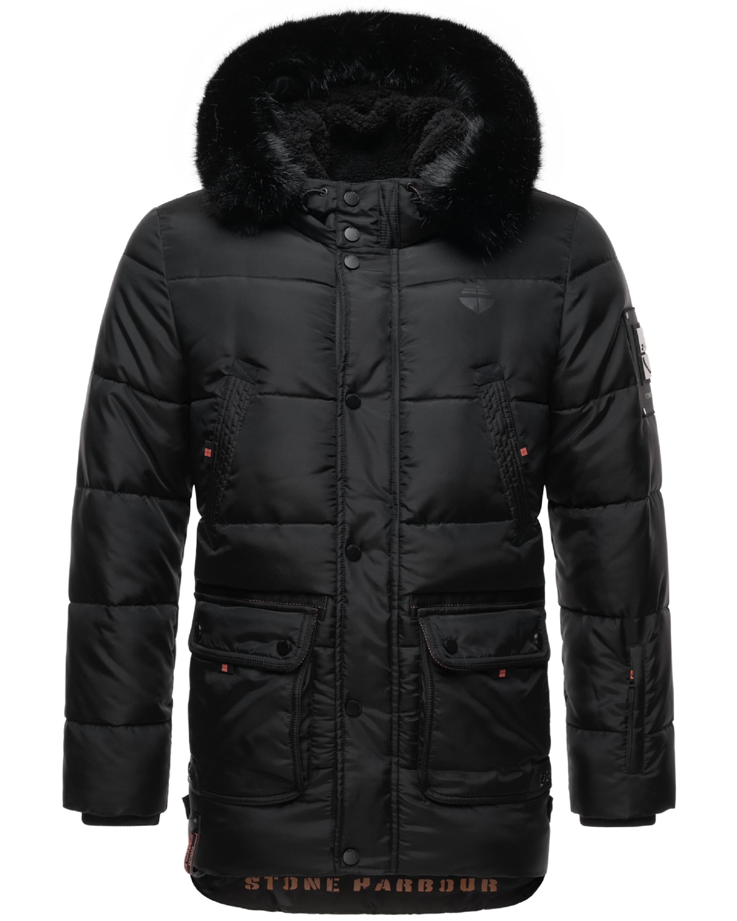 Veste d’hiver 'Mironoo' STONE HARBOUR en noir : devant