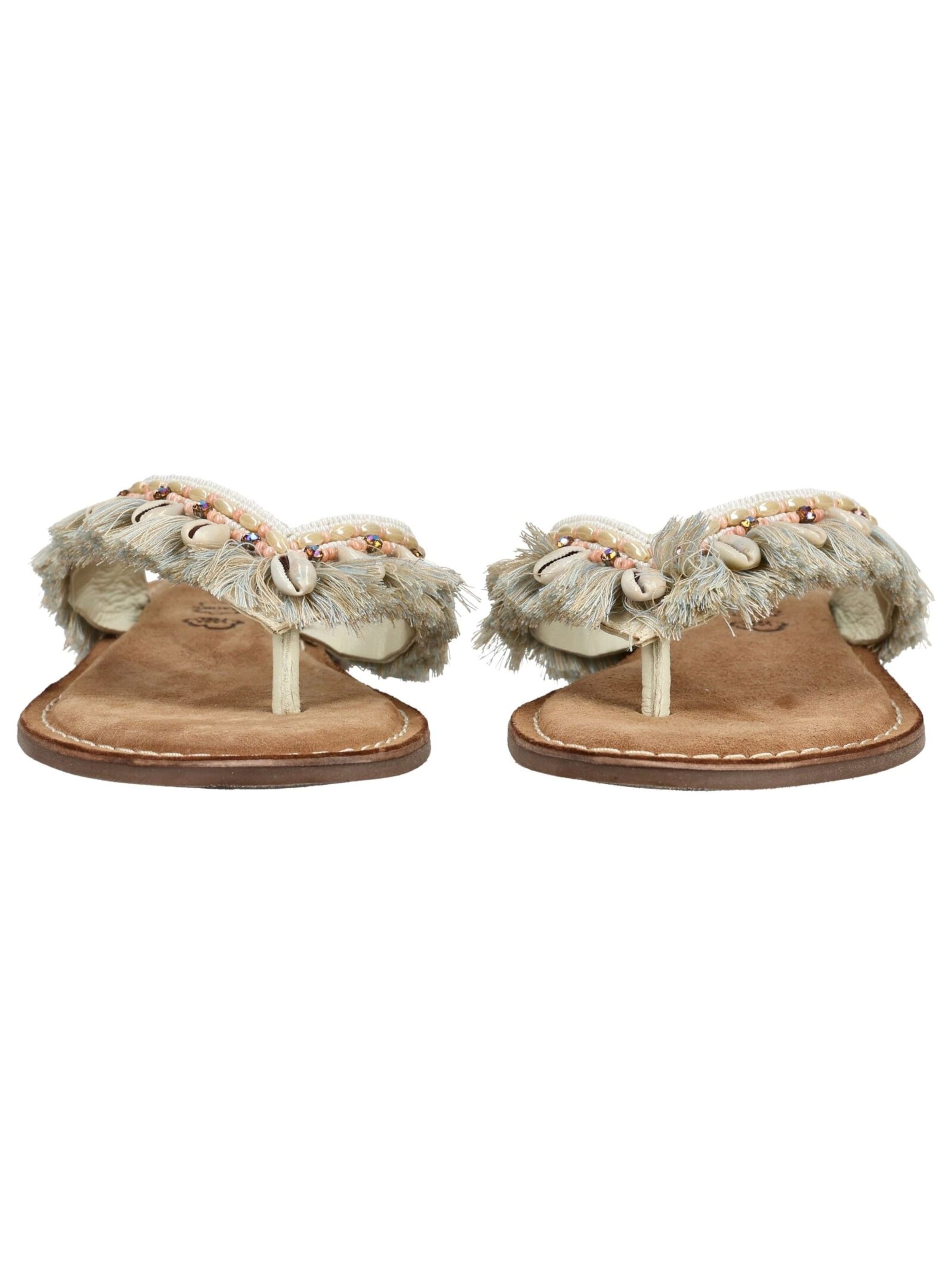 Tongs LAZAMANI en blanc