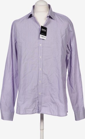 SEIDENSTICKER Button Up Shirt in XL in Purple: front