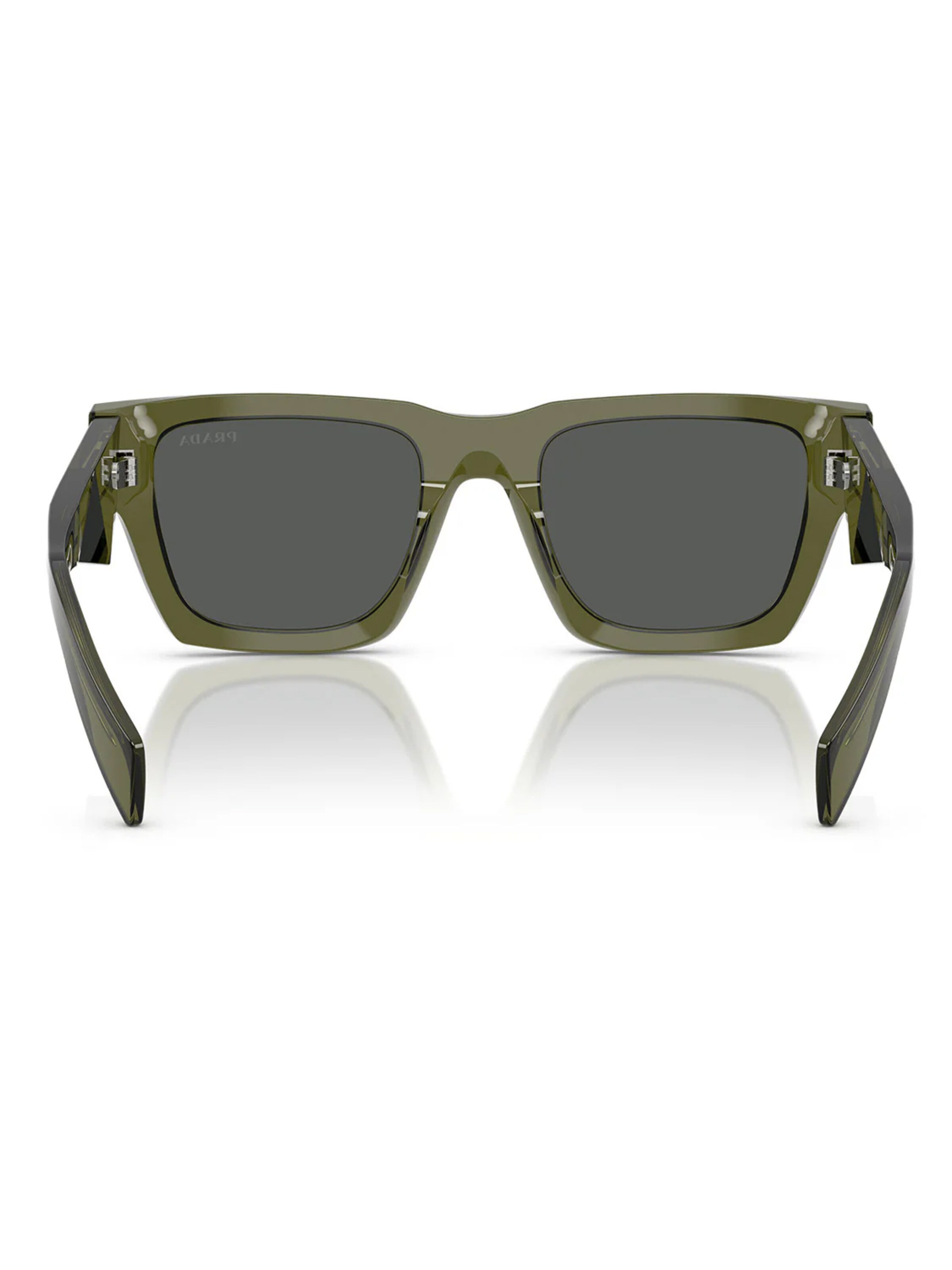 PRADA Zonnebril 'Prada PRA06S 25A40L' in Groen