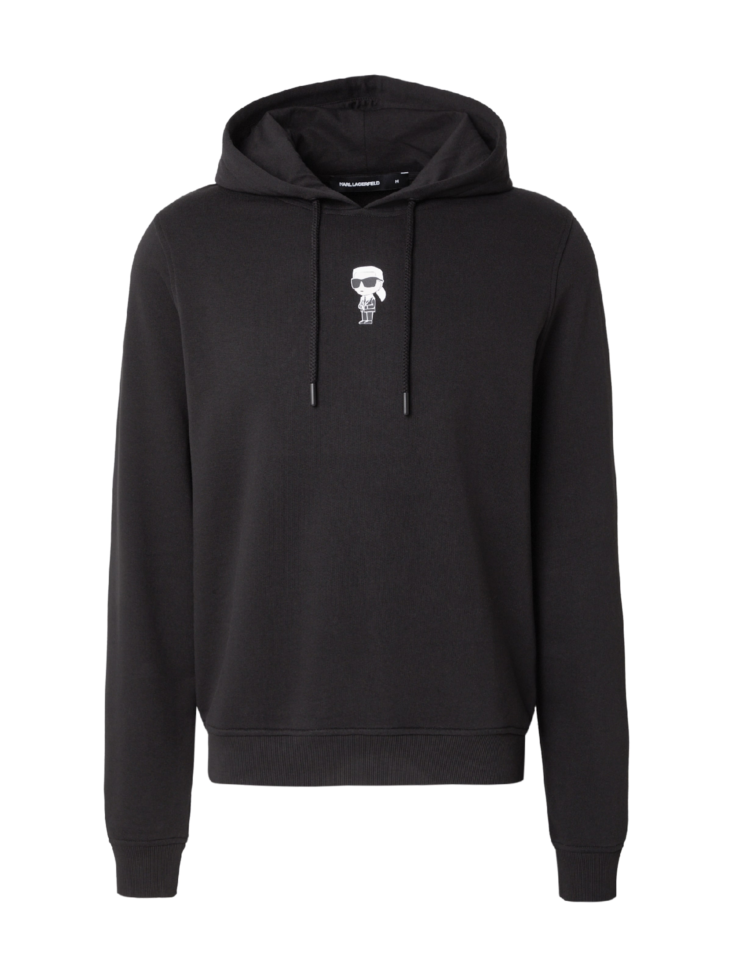 Karl Lagerfeld Sweatshirt in S in Black / White, Item view