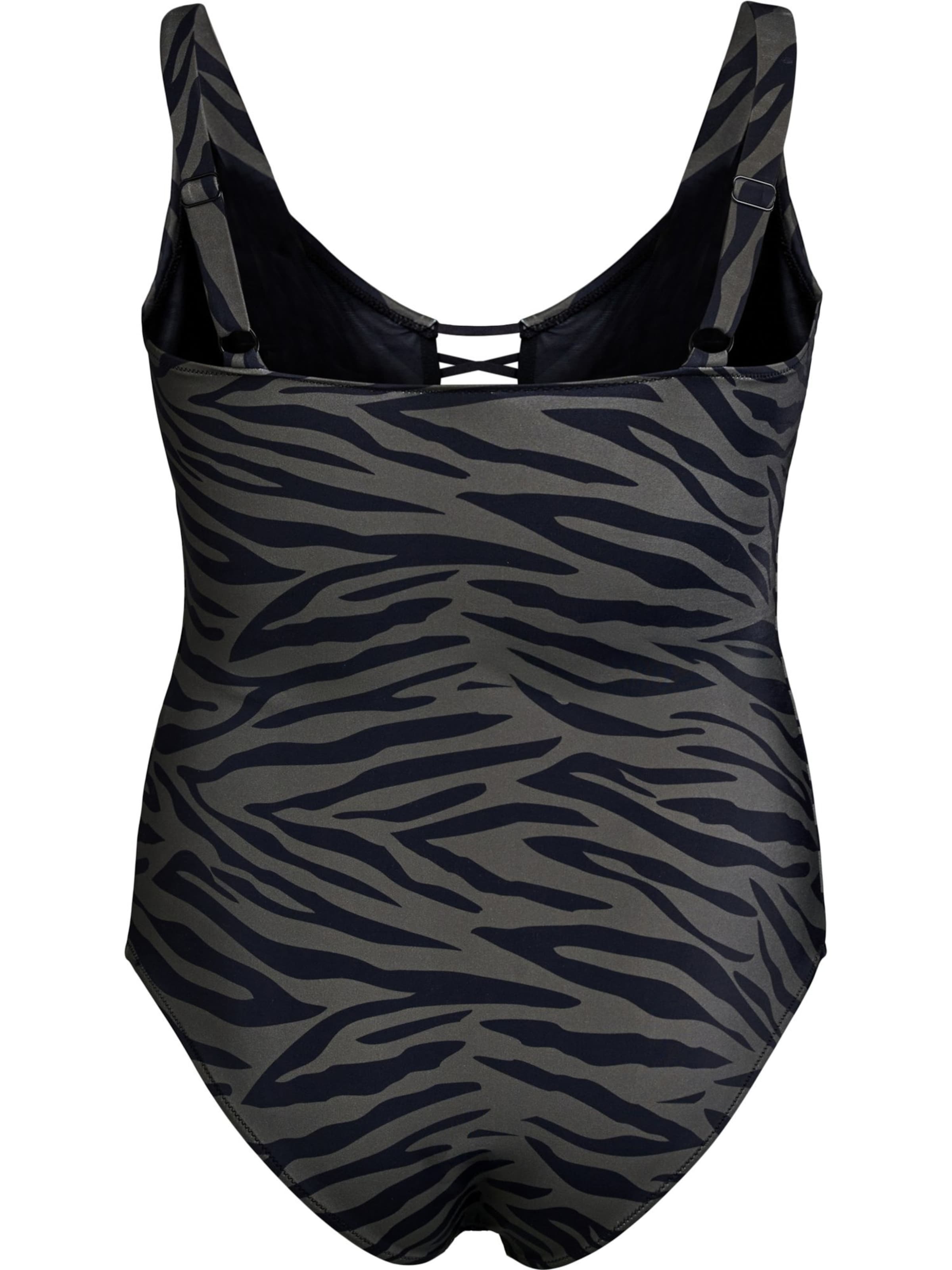 Swim by Zizzi Korzetová Plavky 'Slorina' – zelená