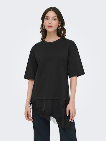 Jaqueline de Yong Tricot 'Alma' in Zwart