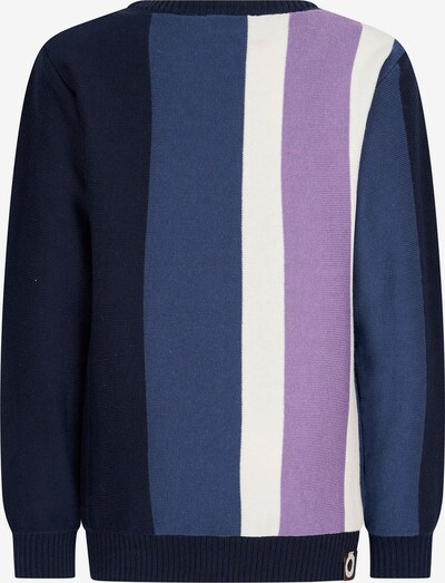 4funkyflavours Sweater 'Flaneur' in Blue / Lilac / Black / Off white, Item view