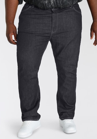 Levi's® Big & Tall Slimfit Jeans '511  Slim B&T' i svart: framsida