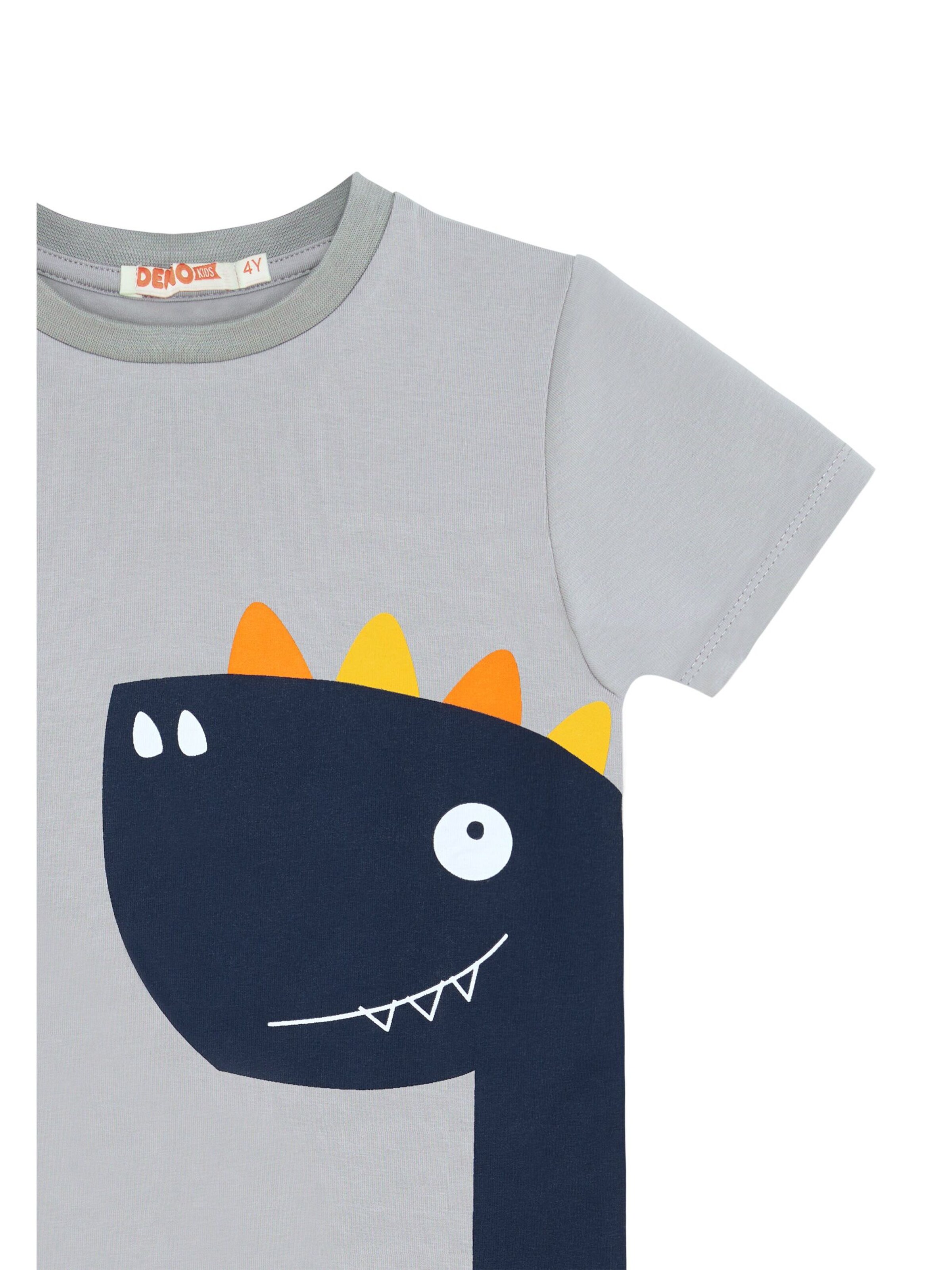 Denokids Set 'Dino Lui' in Grau