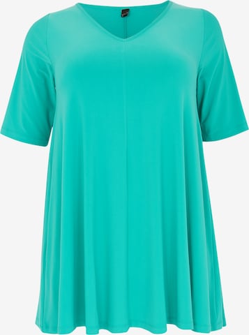 Yoek Shirt in Blauw: voorkant