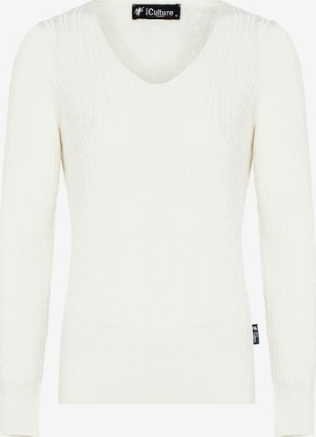 DENIM CULTURE Sweater 'Verla' in White: front