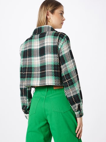 Nasty Gal Prehodna jakna | zelena barva