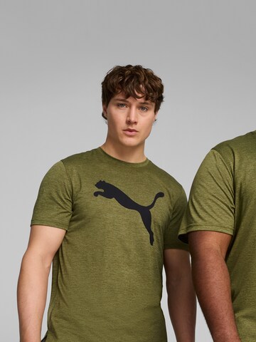 PUMA Λειτουργικό μπλουζάκι 'Train Fav' σε πράσινο: μπροστά