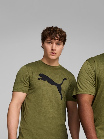 Tricou funcțional 'Train Fav' de la PUMA pe verde: față