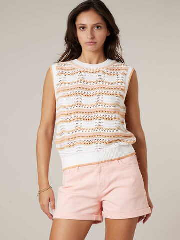 Pull-over 'Serjine' Deeluxe en orange : devant