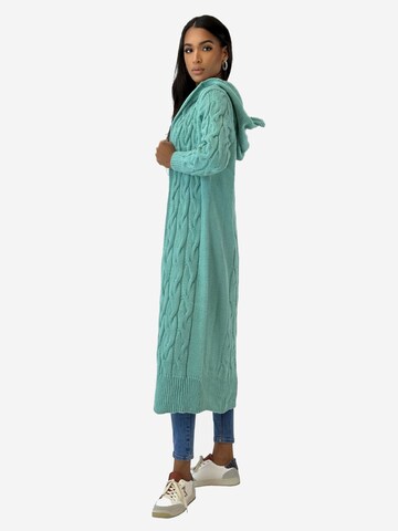 Elara Strickmantel in Grün