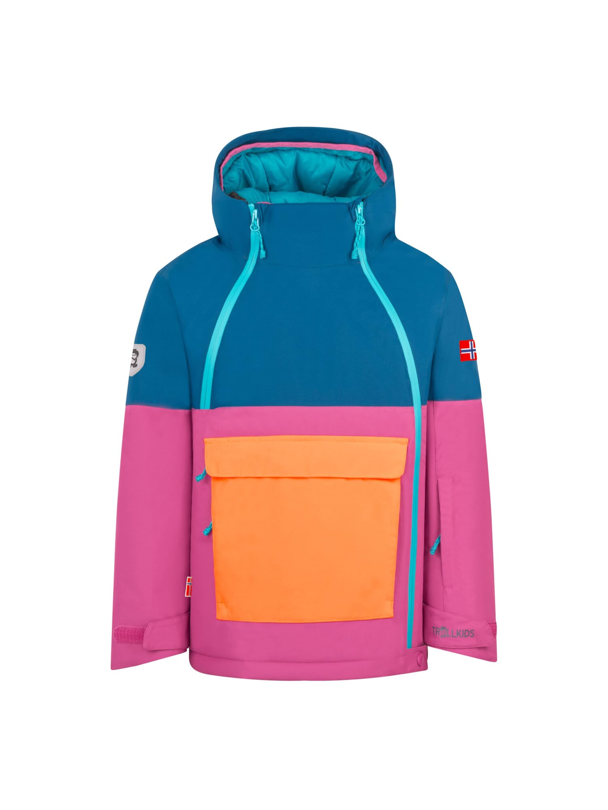 TROLLKIDS Winter Jacket in Purple: front