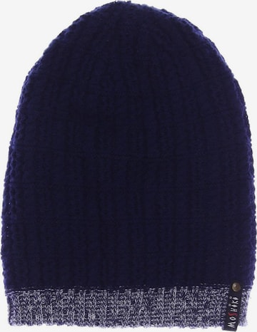 MOSHIKI Hat & Cap in One size in Blue: front