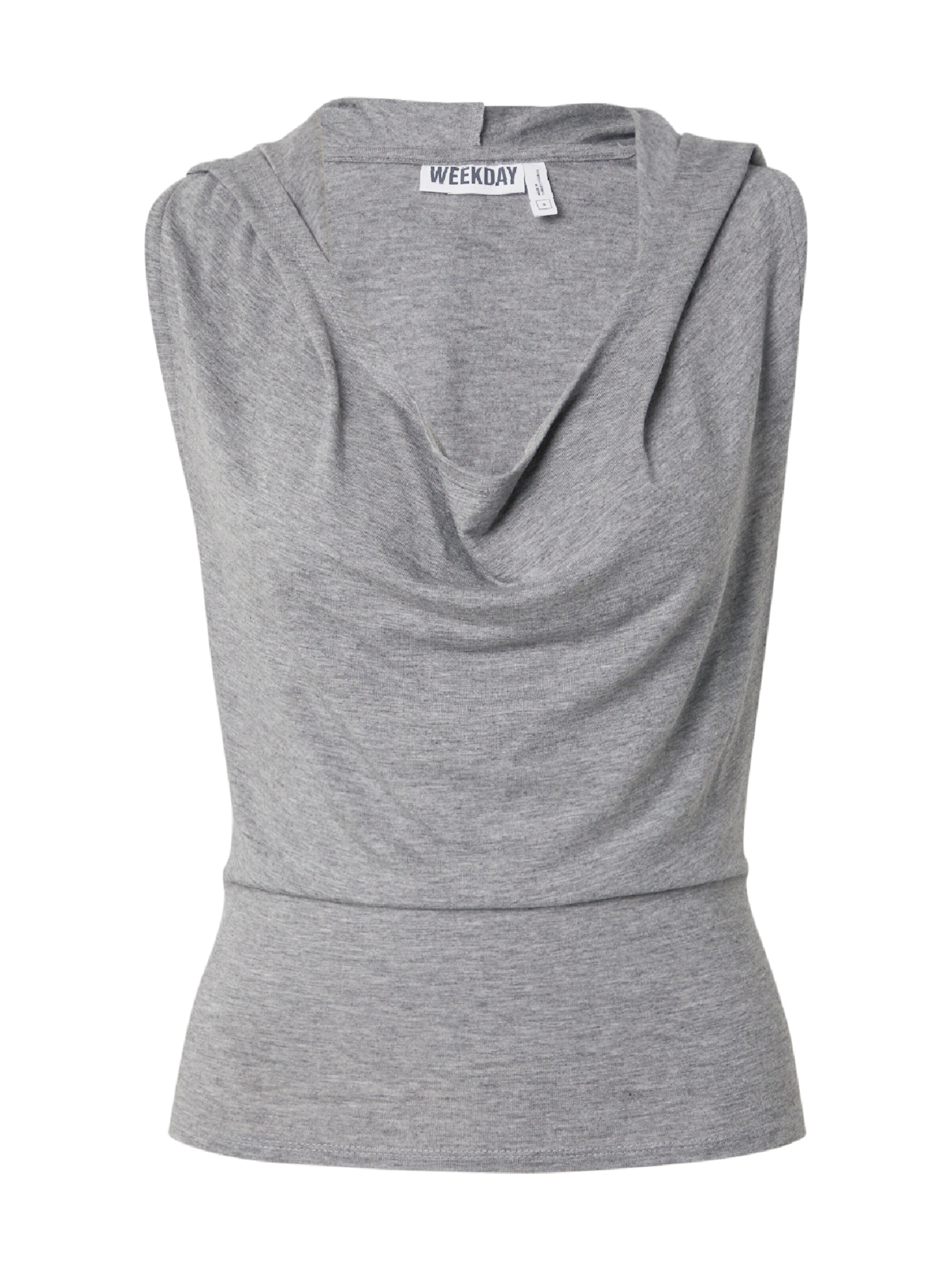 WEEKDAY Top 'Kylie' - Sivá: predná strana