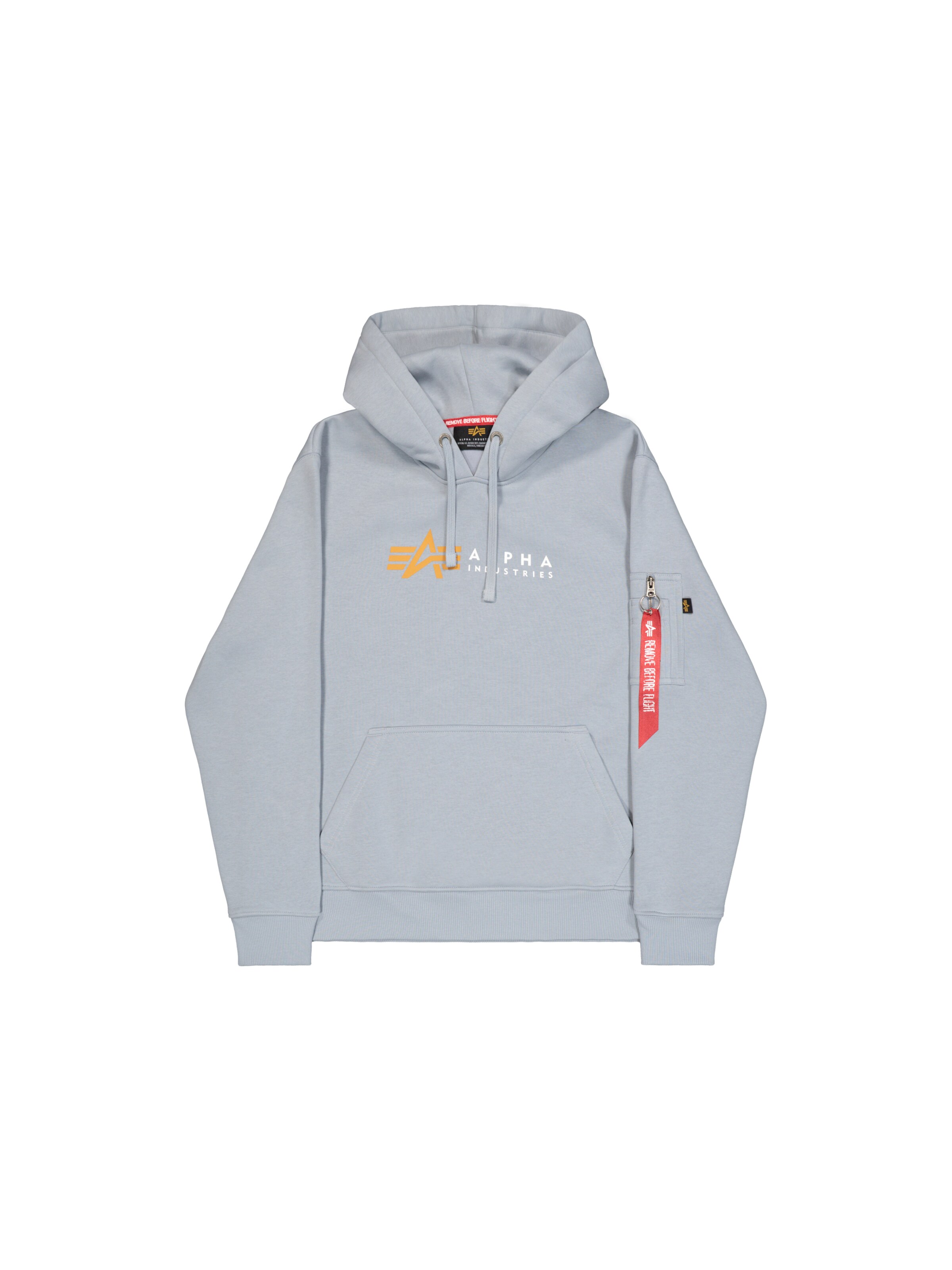 ALPHA INDUSTRIES Sweatshirt in Grau: Vorderseite