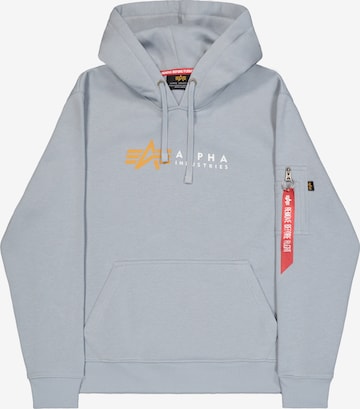 ALPHA INDUSTRIES Sweatshirt in Grau: Vorderseite