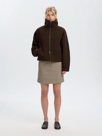 SELECTED Between-seasons coat 'SLWGIA' in Brown