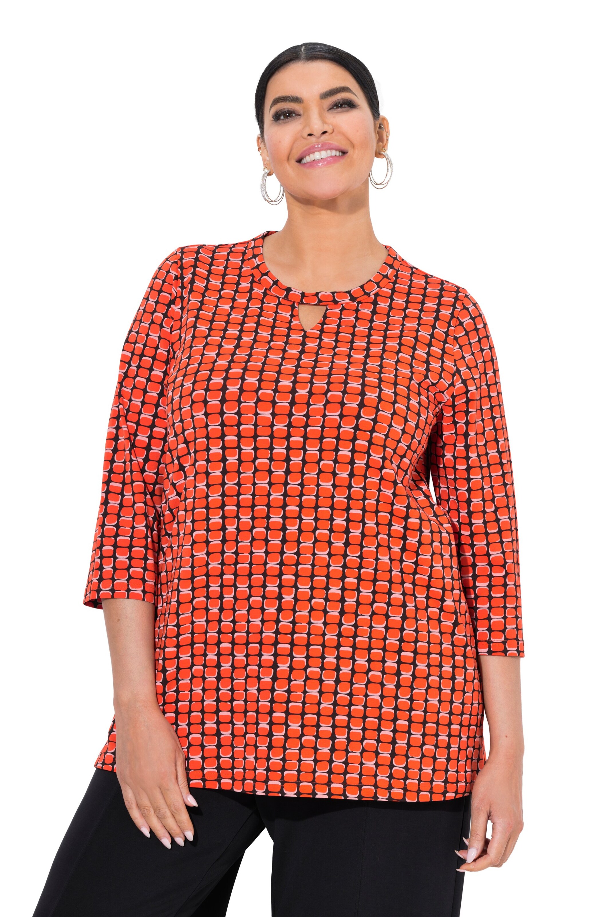 Ulla Popken Shirt in Orange: front